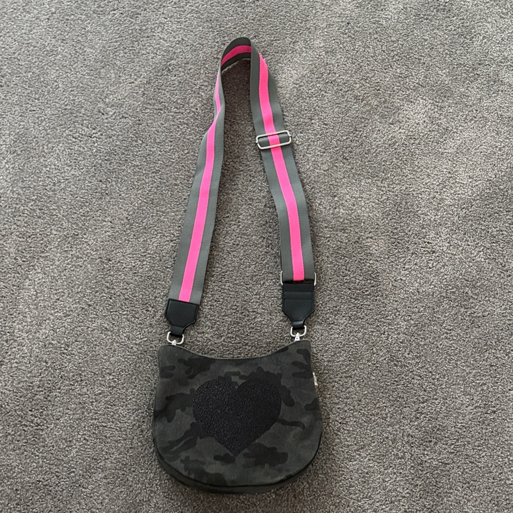 Koala Camouflage Heart Crossbody Bag